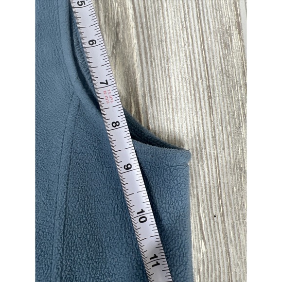 Vintage Woolrich Blue Collar Zip Up Fleece Vest Bodywarmer Mom Gift Womens SZ M - Picture 5 of 8